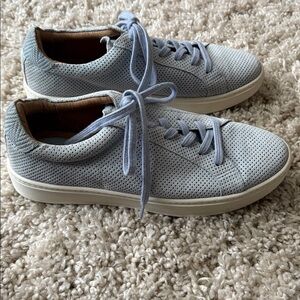 Sofft Light Blue Lace-Up Sneakers